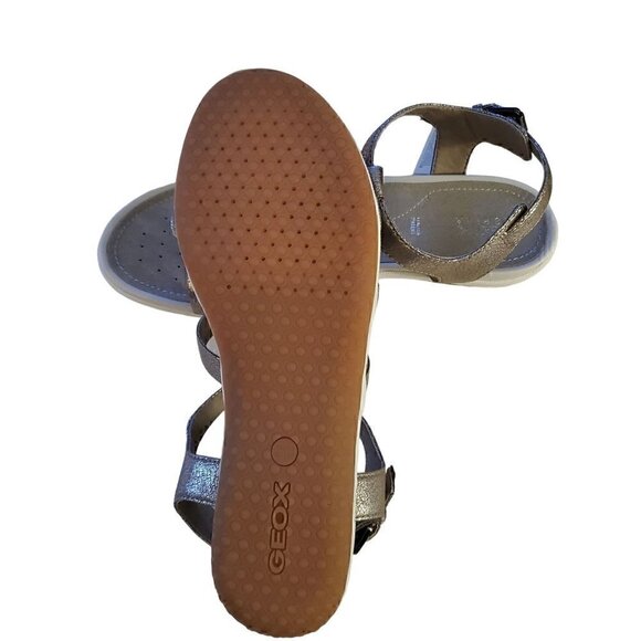 Geox Metallic Sandals, Woman's Sandals NIB - Picture 4 of 5